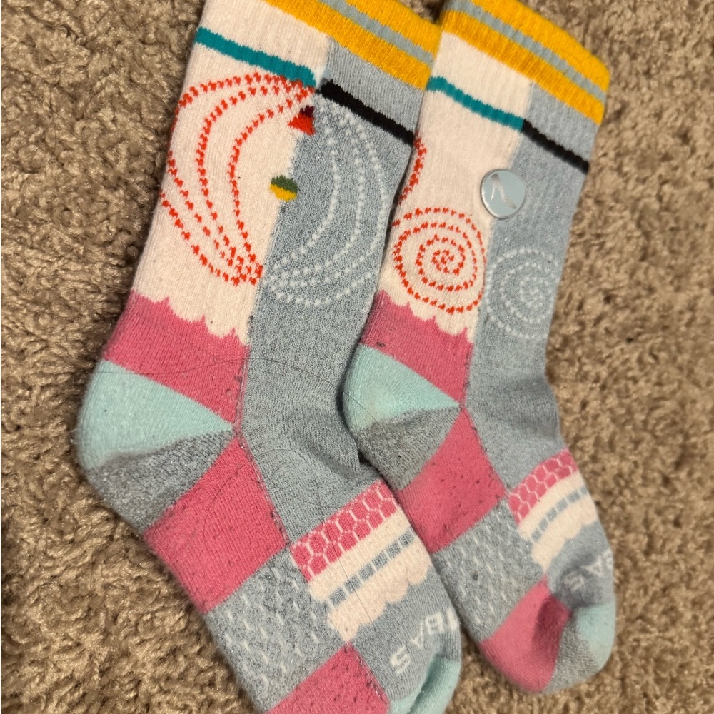 Bombas Disney Cinderella theme girls Socks - Pink, Blue, Yellow